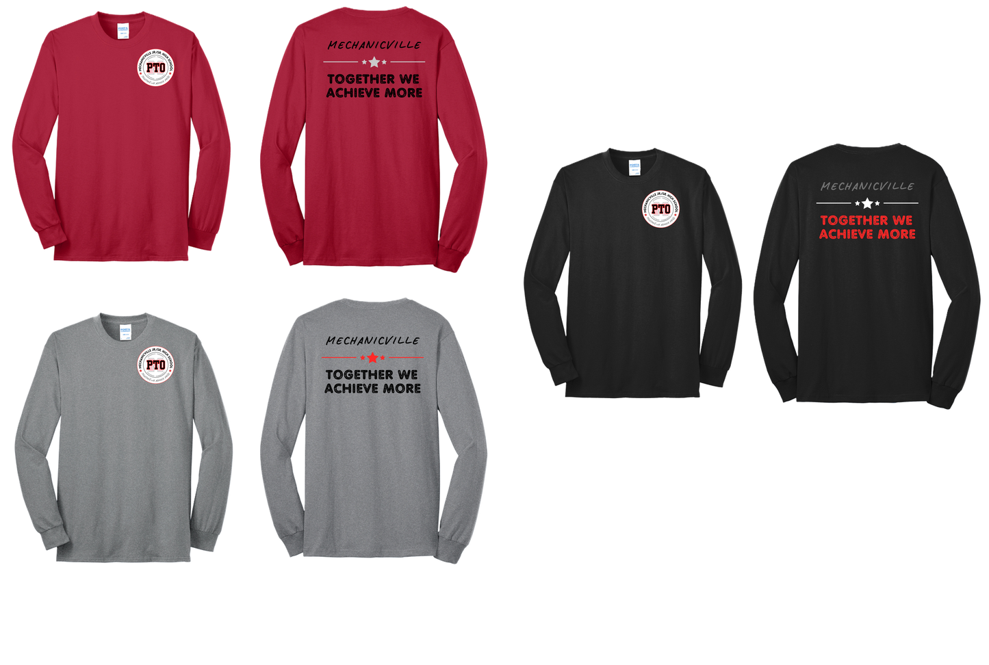 Mechanicville PTO - PC55LS Long Sleeve Core Blend Tee