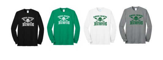 Miss Shen Destroyers - PC55LS Long Sleeve Core Blend Tee
