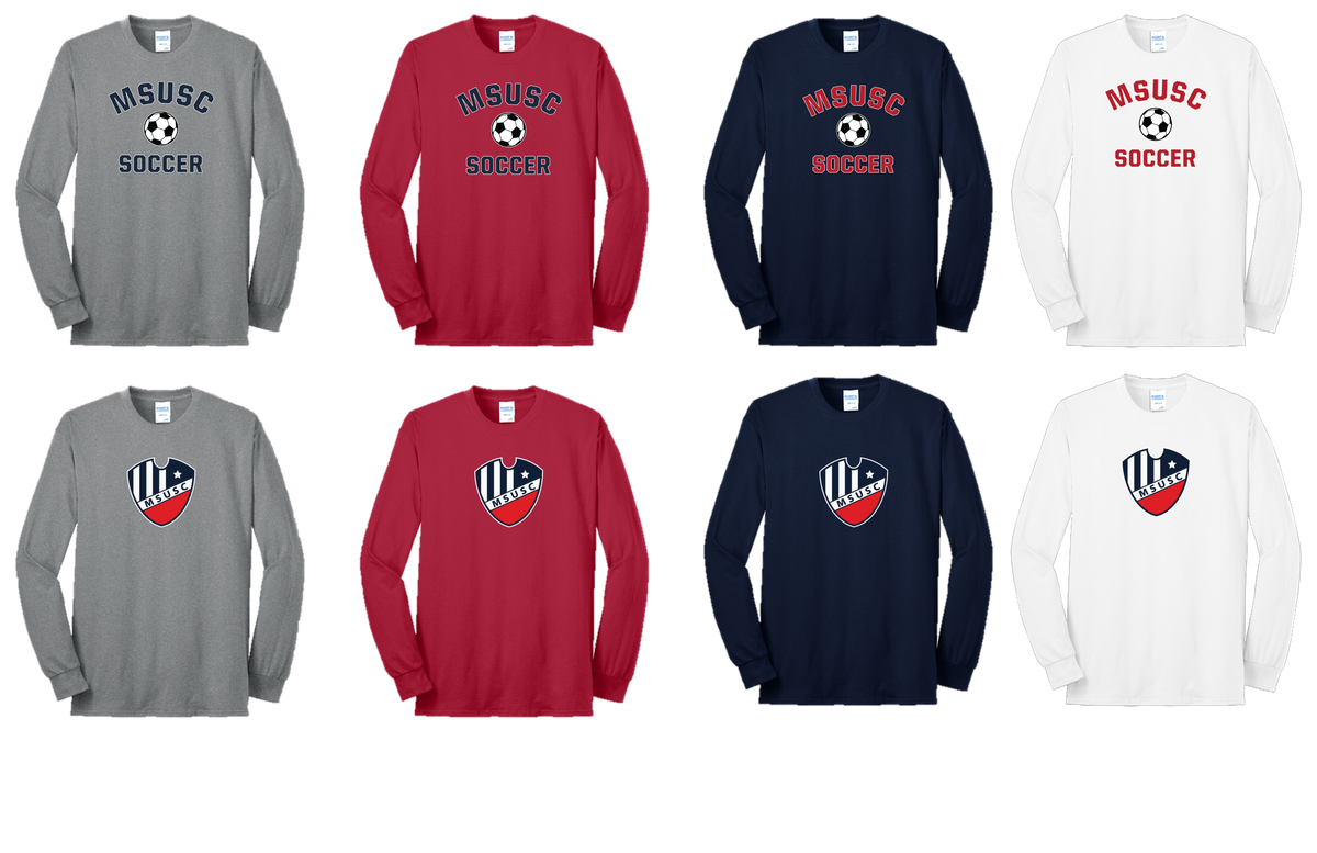 MSUSC - PC55LS Long Sleeve Core Blend Tee