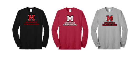 Mechanicville Elementary School 2024 - PC55LS Long Sleeve Core Blend Tee