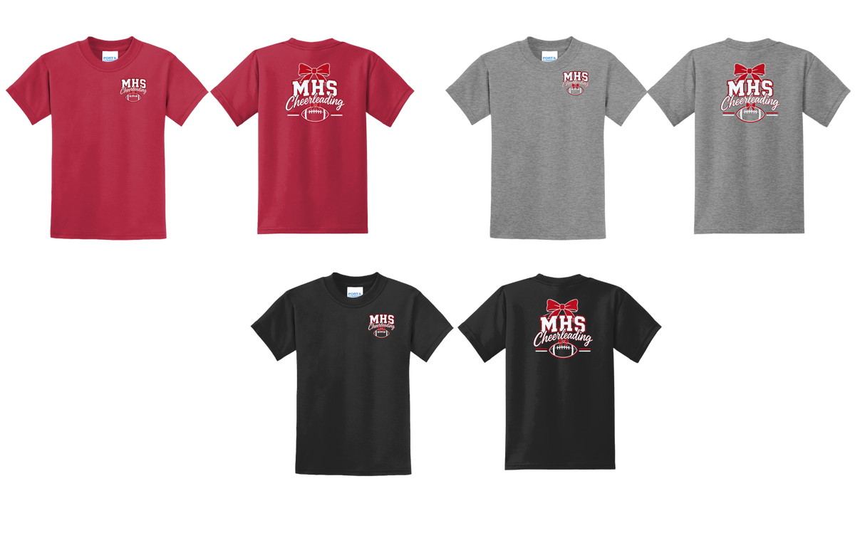 MHS Cheerleading 2026 - PC55Y Youth Core Blend Tee
