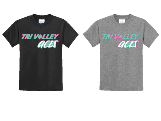Tri Valley Aces - PC55Y Youth Core Blend Tee