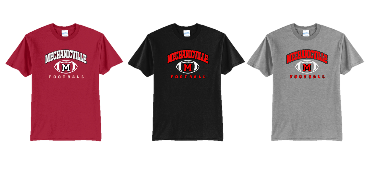 Mechanicville Football - PC55 Core Blend Tee