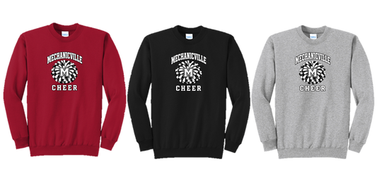 Jr. Raiders Cheerleading - PC78 Fleece Crewneck Sweatshirt