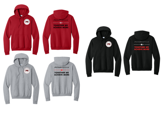 Mechanicville PTO - PC78H Fleece Pullover Hooded Sweatshirt