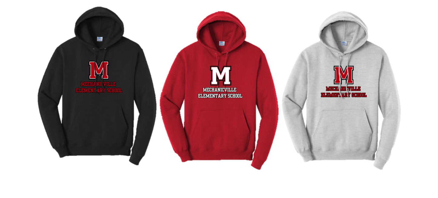 Mechanicville Elementary School 2024 - PC78H Pullover Hooded Sweatshirt