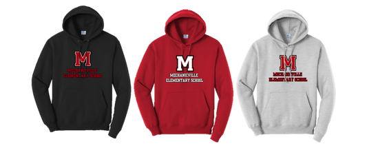 Mechanicville Elementary School 2024 - PC78H Pullover Hooded Sweatshirt