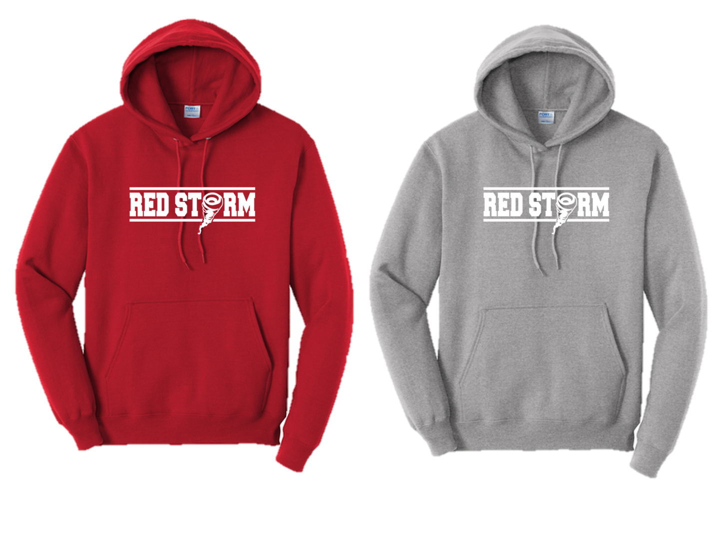 Red Storm - PC78H Fleece Pullover Hooded Sweatshirt