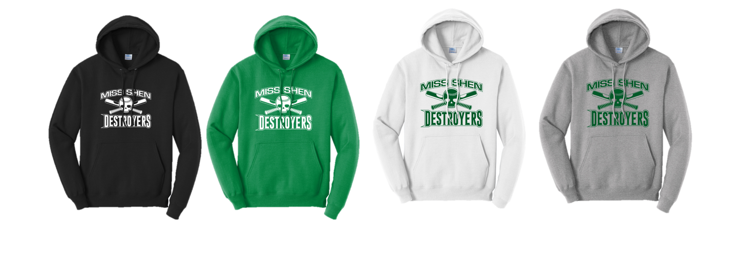 Miss Shen Destroyers - PC78H Fleece Pullover Hooded Sweatshirt