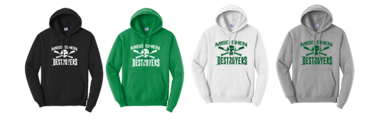 Miss Shen Destroyers - PC78H Fleece Pullover Hooded Sweatshirt