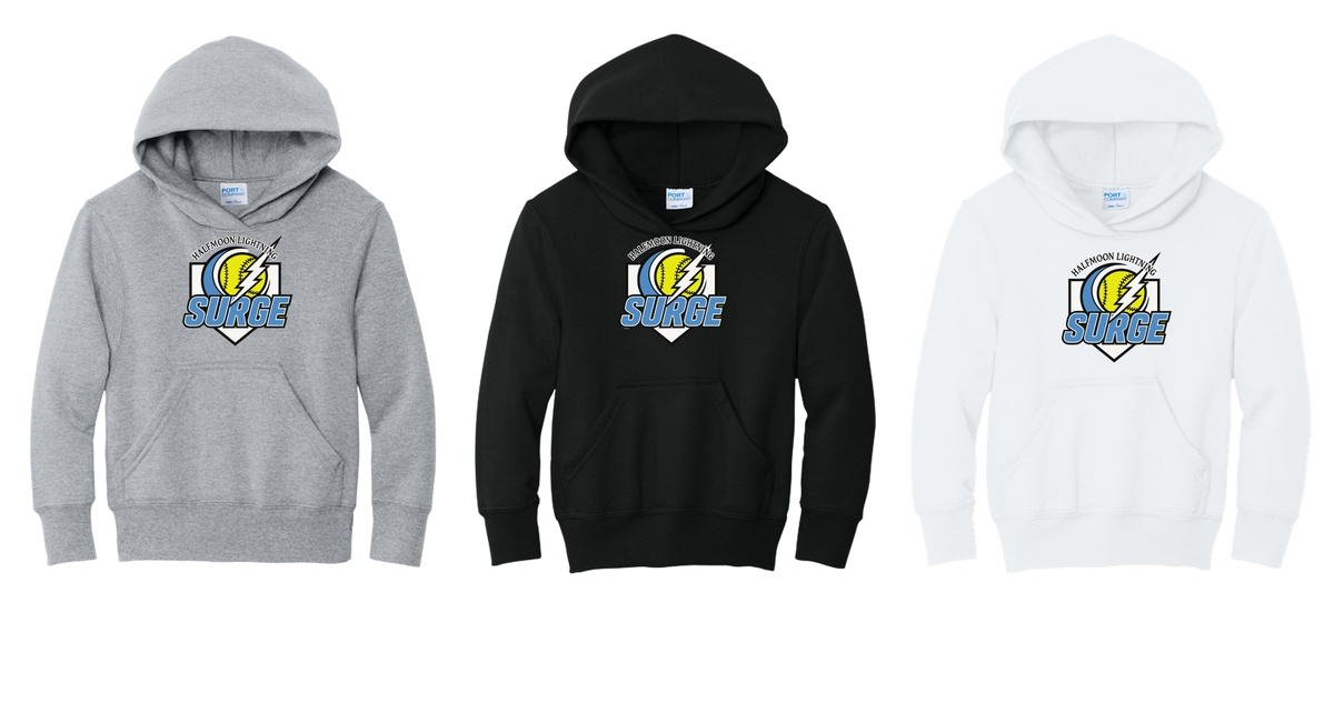Halfmoon Lightning Surge 2026 - PC78YH Youth Fleece Pullover Hooded Sweatshirt