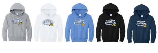 Halfmoon Lightning Strikers 2026 - PC90YH Youth Fleece Pullover Hooded Sweatshirt