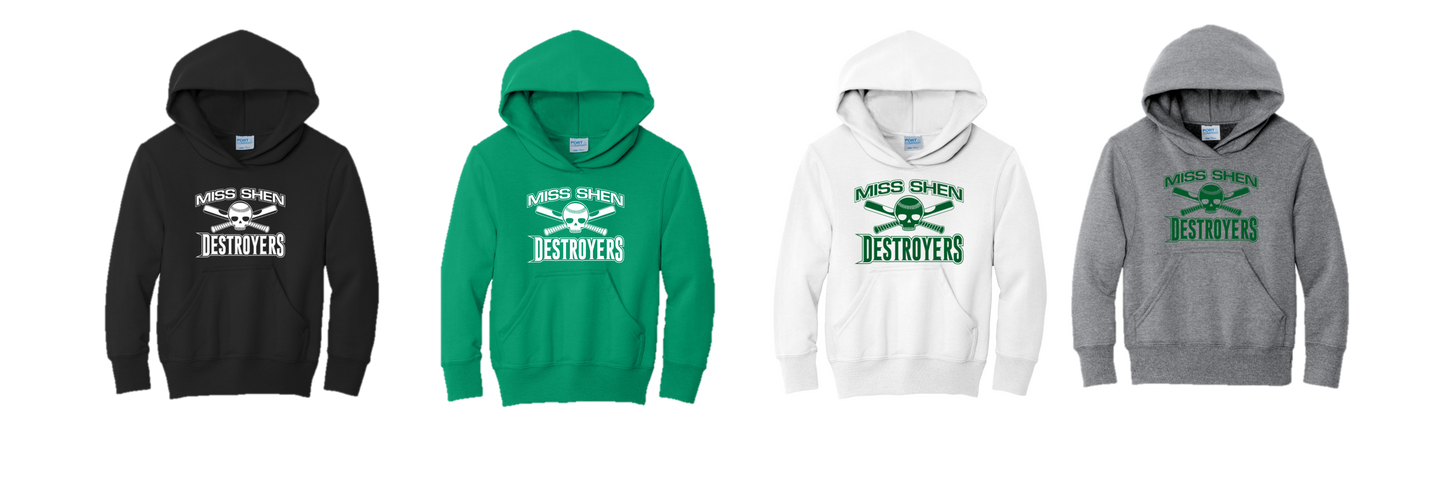 Miss Shen Destroyers - PC90YH Youth Pullover Hooded Sweatshirt