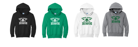 Miss Shen Destroyers - PC90YH Youth Pullover Hooded Sweatshirt