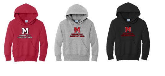 Mechanicville Elementary School 2024 - PC90YH Youth Pullover Hooded Sweatshirt