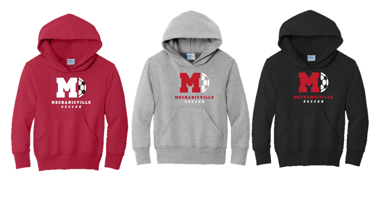 Mechanicville Soccer 2026 - PC90YH Youth Hooded Sweatshirt