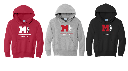Mechanicville Soccer 2026 - PC90YH Youth Hooded Sweatshirt