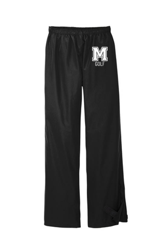 Mechanicville Golf - PT333 Torrent Waterproof Pant - Black