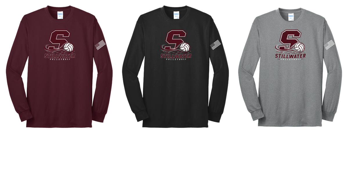 Stillwater Volleyball - PC55LS Long Sleeve Core Blend Tee