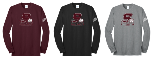 Stillwater Volleyball - PC55LS Long Sleeve Core Blend Tee