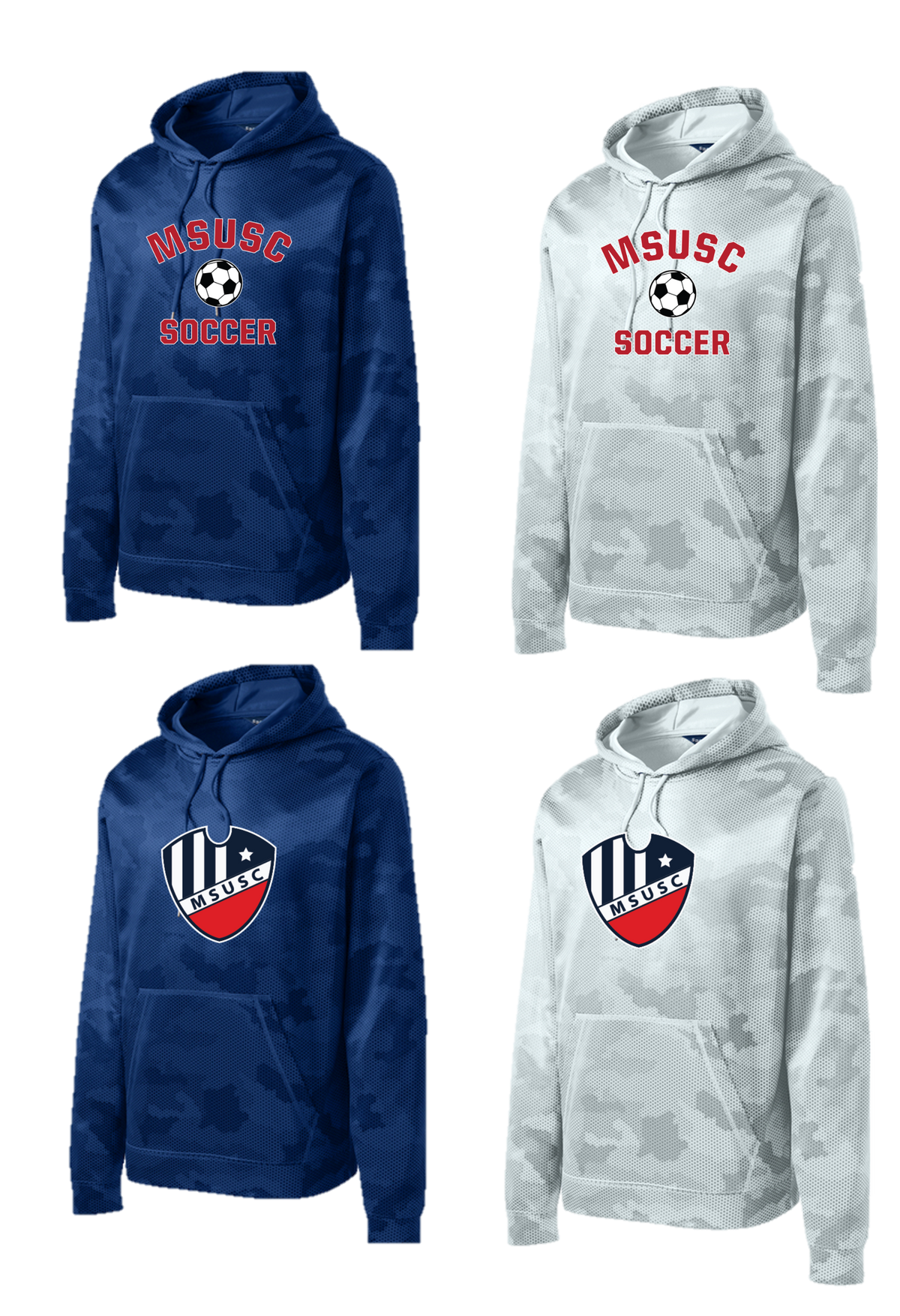 MSUSC - ST240 CamoHex Fleece Hooded Pullover