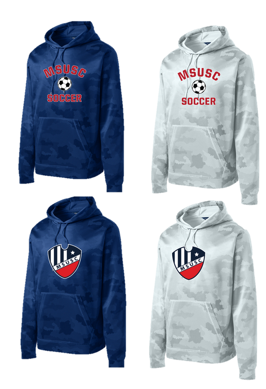 MSUSC - ST240 CamoHex Fleece Hooded Pullover