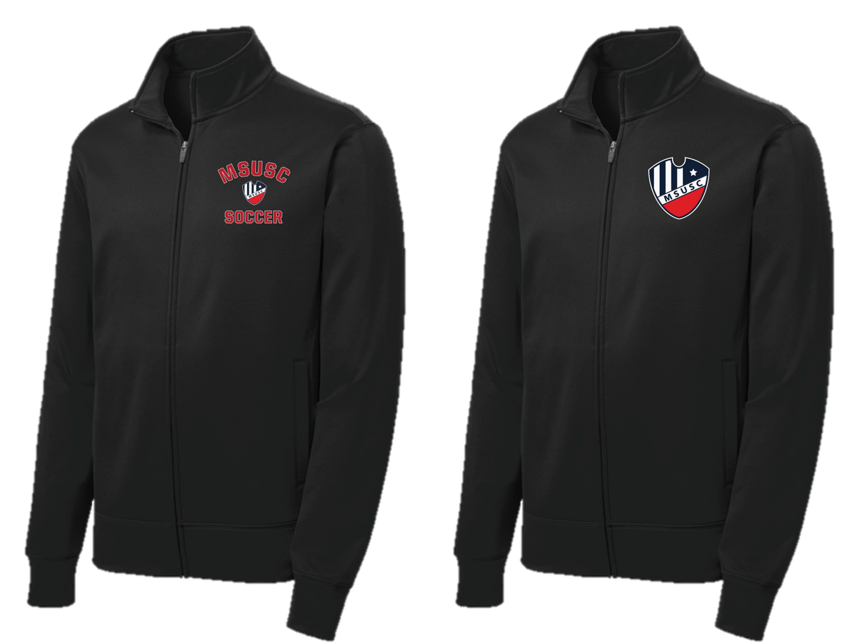MSUSC - ST241 Fleece Full-Zip Jacket - Black