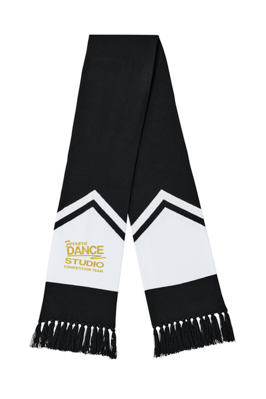 Ferrara Dance Studio - STA06 Gameday Scarf - Black/White