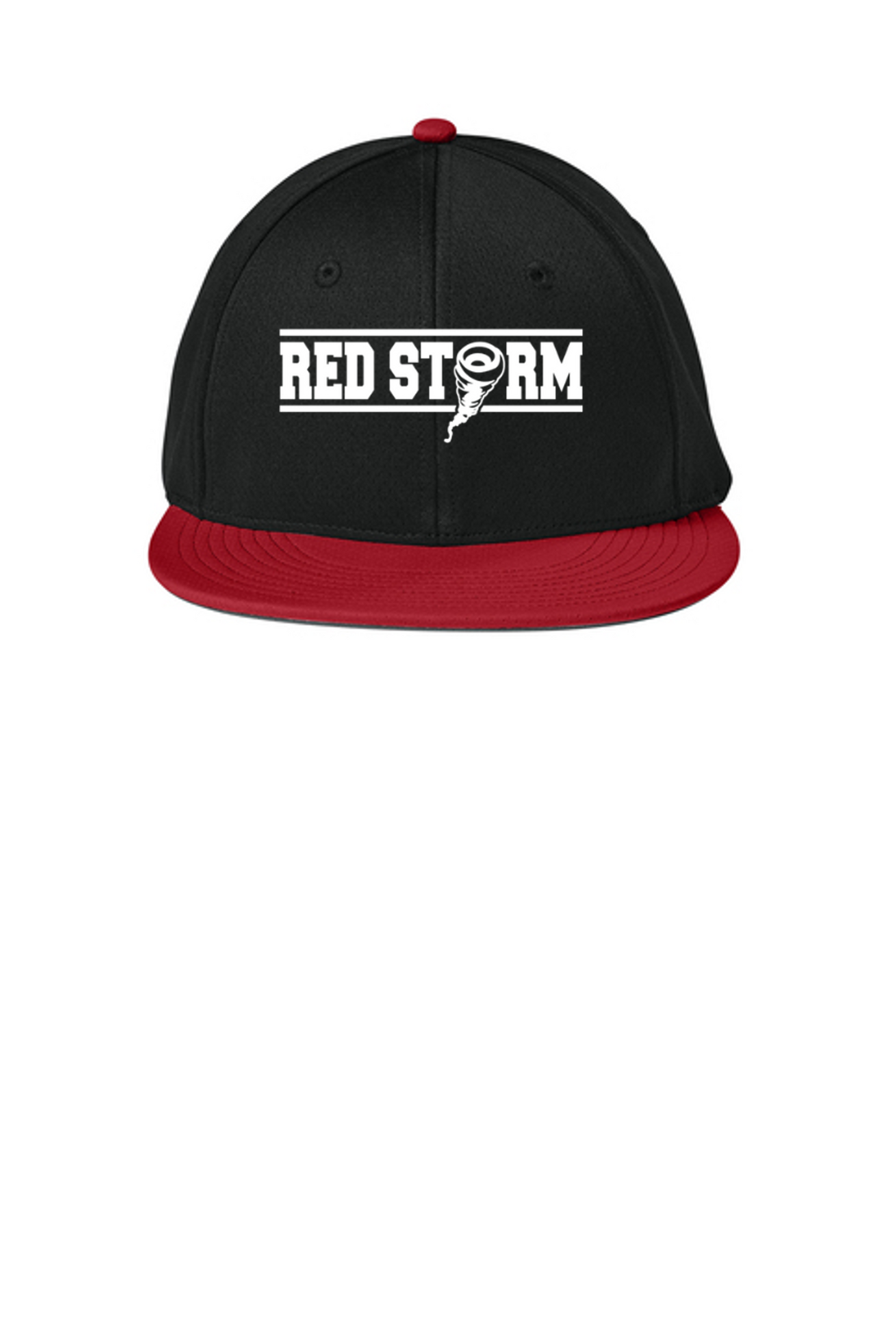 Red Storm - STC70 Mesh Stretch-Tek Cap - Black/Red/Black