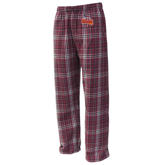 South Colonie CDYGL 2025 - YFLNP Youth Flannel Pant - Maroon/White