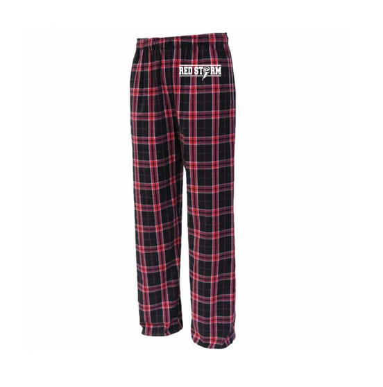 Red Storm - Youth Flannel Pant - Black/Red