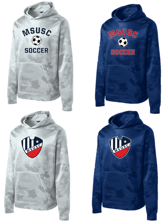 MSUSC - YST240 Youth CamoHex Fleece Hooded Pullover