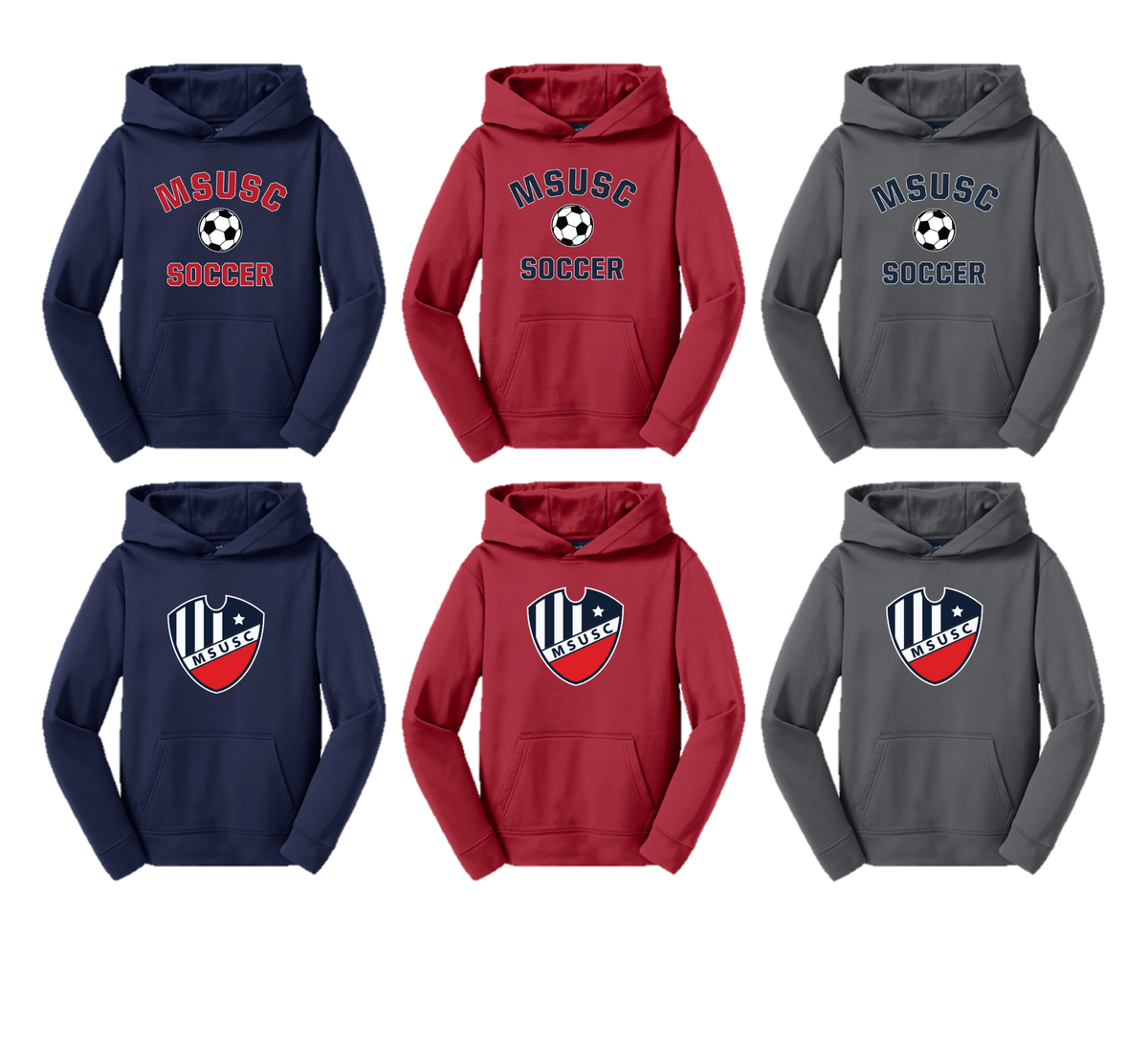 MSUSC - YST244 Youth Fleece Hooded Pullover