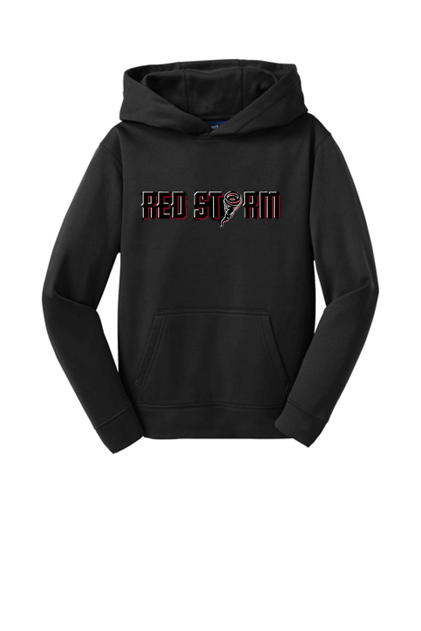 City Connect - YST244 Youth Fleece Hooded Pullover - Black