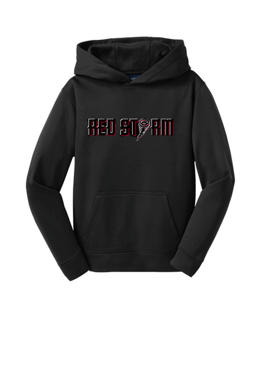 City Connect - YST244 Youth Fleece Hooded Pullover - Black