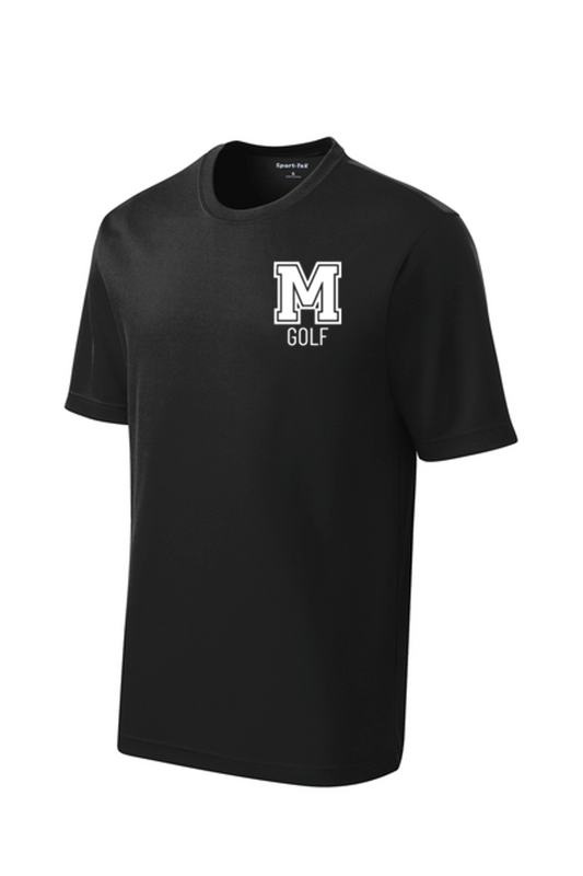Mechanicville Golf - YST340 Youth RacerMesh® Tee - Black