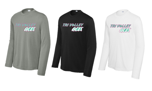 Tri Valley Aces - YST350LS Youth Long Sleeve Competitor™ Tee