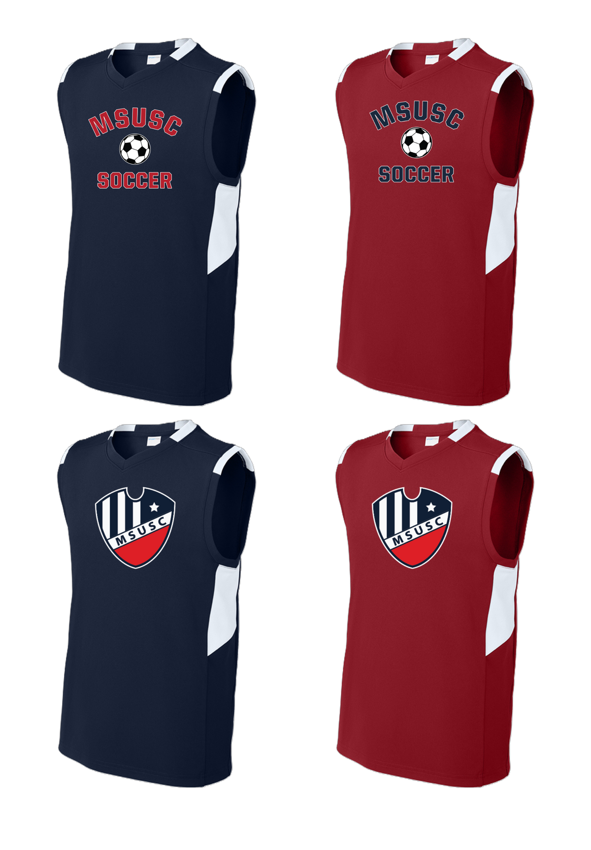 MSUSC - YST441 Youth Sleeveless V-Neck
