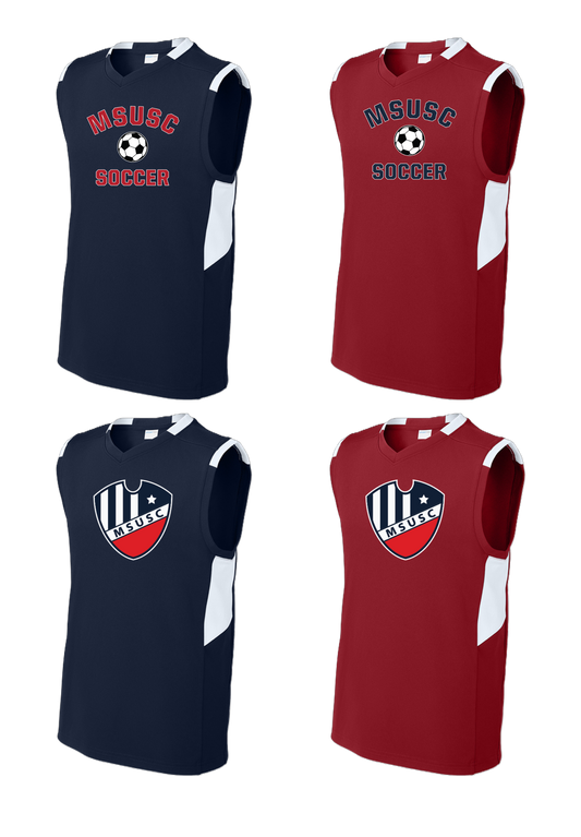 MSUSC - YST441 Youth Sleeveless V-Neck