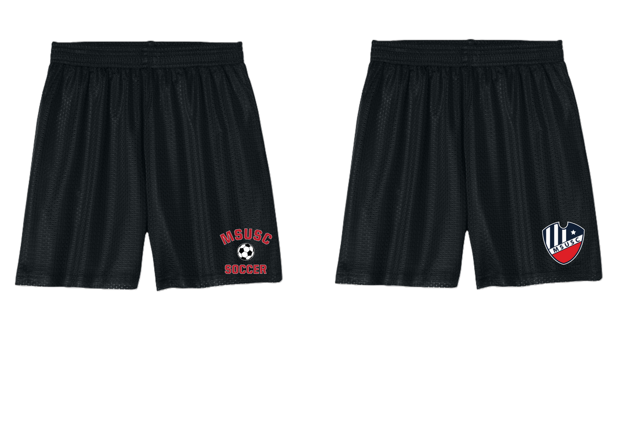 MSUSC - YST5100 Youth Mesh 5” Short - Black